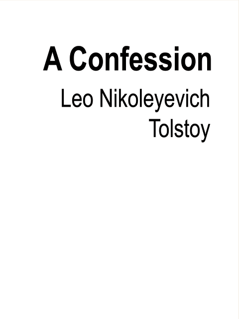 A Confession