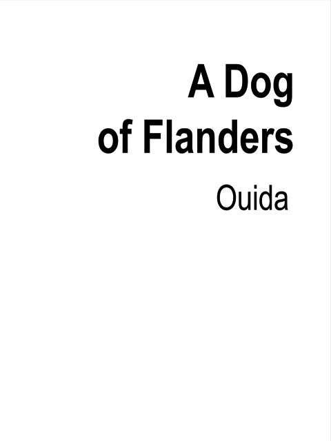 A Dog of Flanders