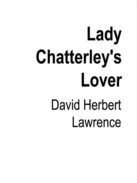 Lady Chatterley's Lover