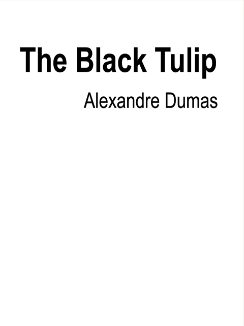 The Black Tulip