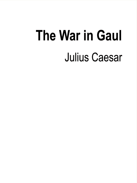 The War in Gaul