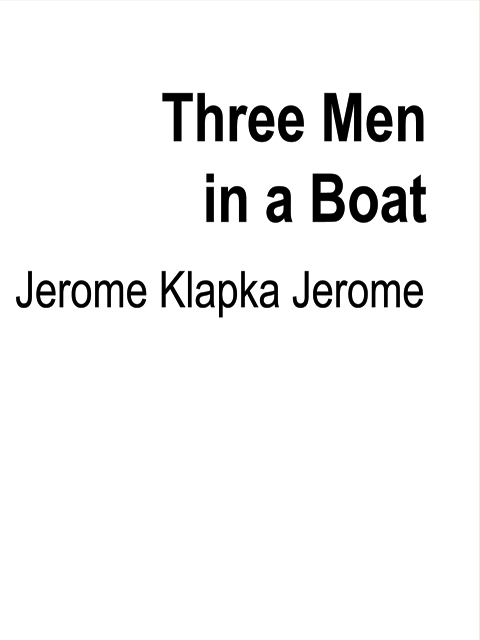 Three Men in a Boat