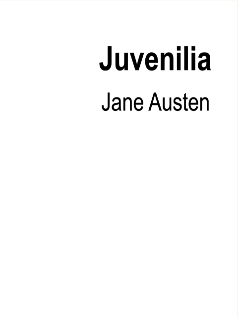 Juvenilia