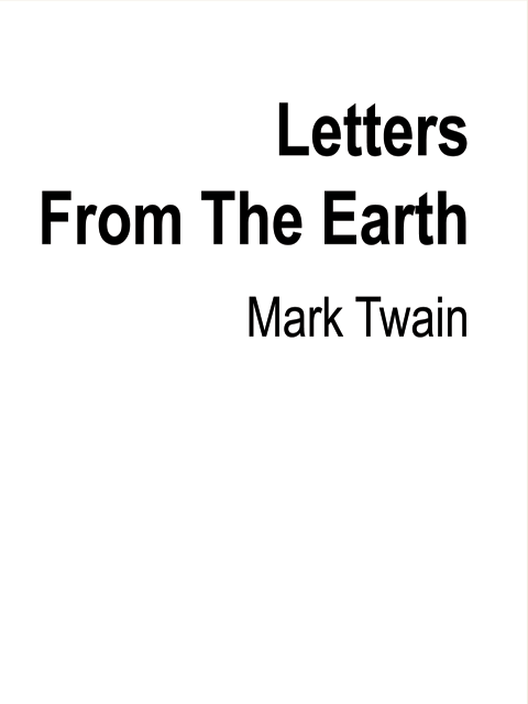 Letters From The Earth