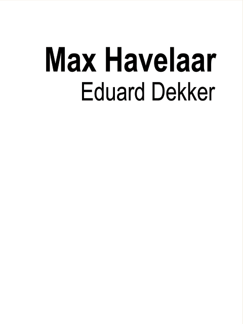 Max Havelaar