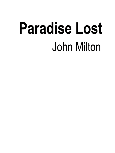 Paradise Lost