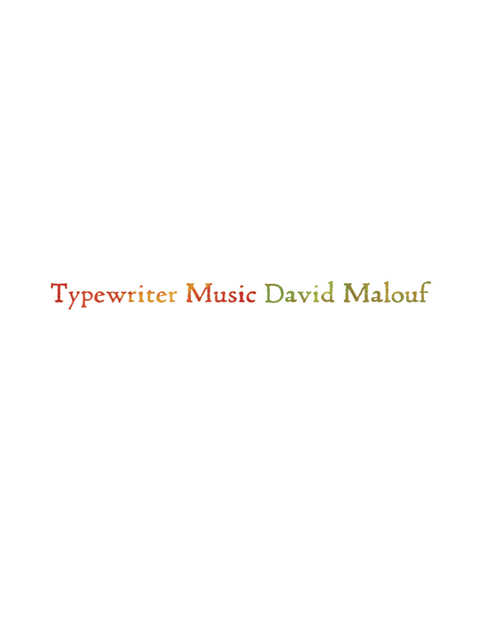 Typewriter Music
