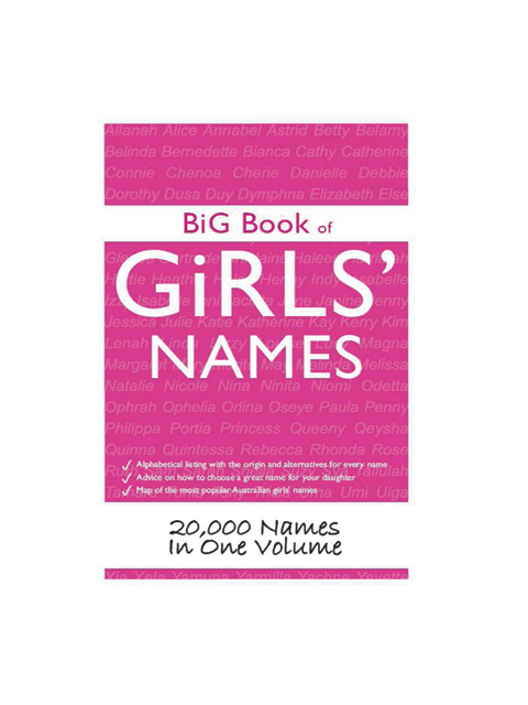 Big Book of Girl's Names