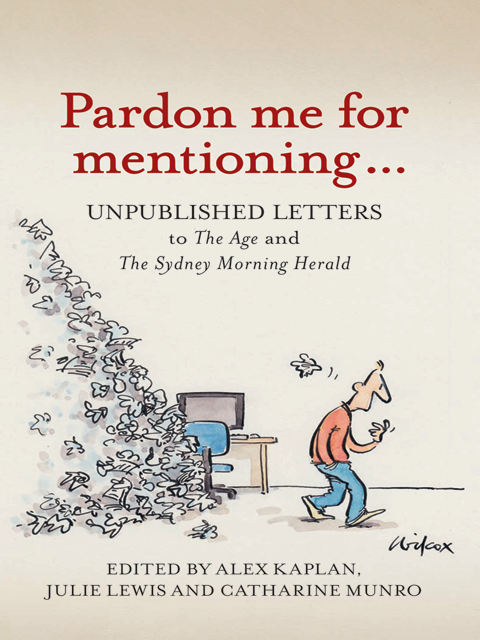 Pardon Me for Mentioning …