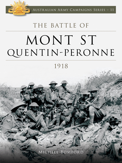 The battle of Mont St Quentin-Péronne 1918