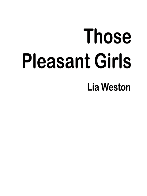 Those Pleasant Girls