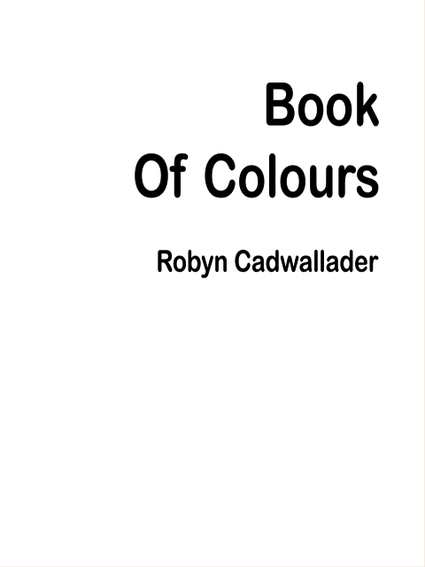 Book Of Colours