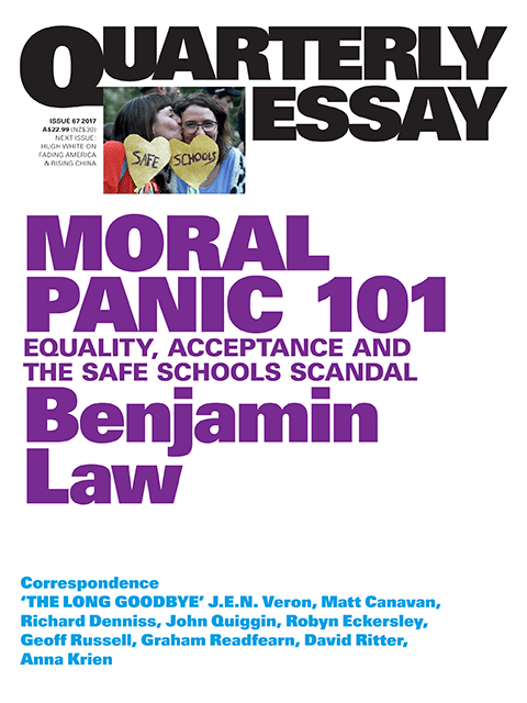 Quarterly Essay 67 Moral Panic 101