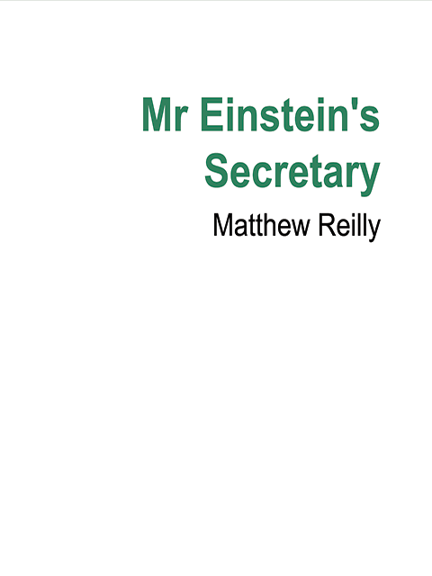 Mr Einstein's Secretary