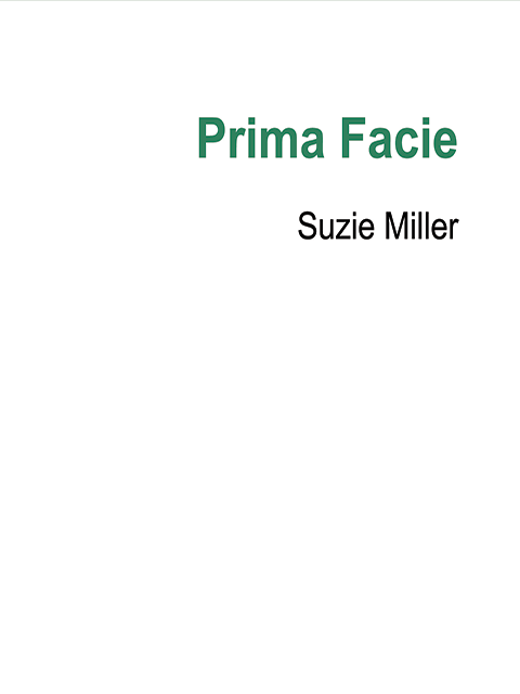 Prima Facie