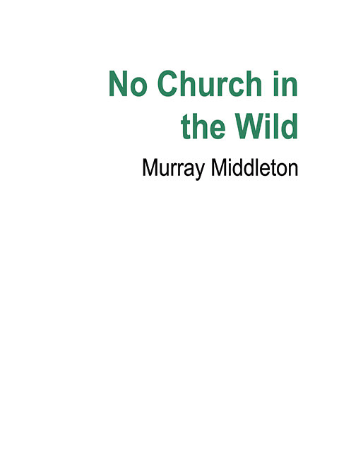 No Church in the Wild